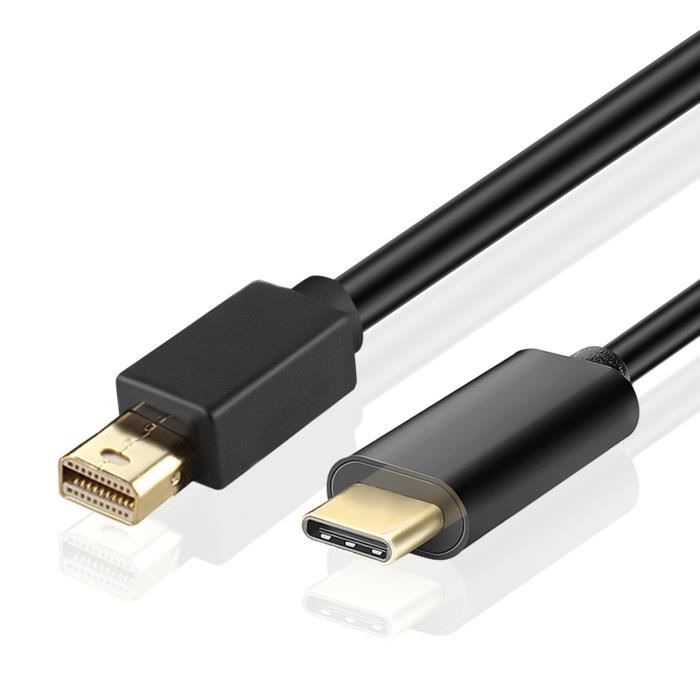 CABLING® Câble USB C Vers Mini Displayport, 2m Câble 4K-60HZ USB C