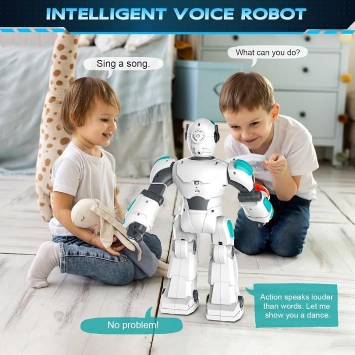 VATOS RC Robot pour Enfants,Jouet Robot télécommandé pour garçon et