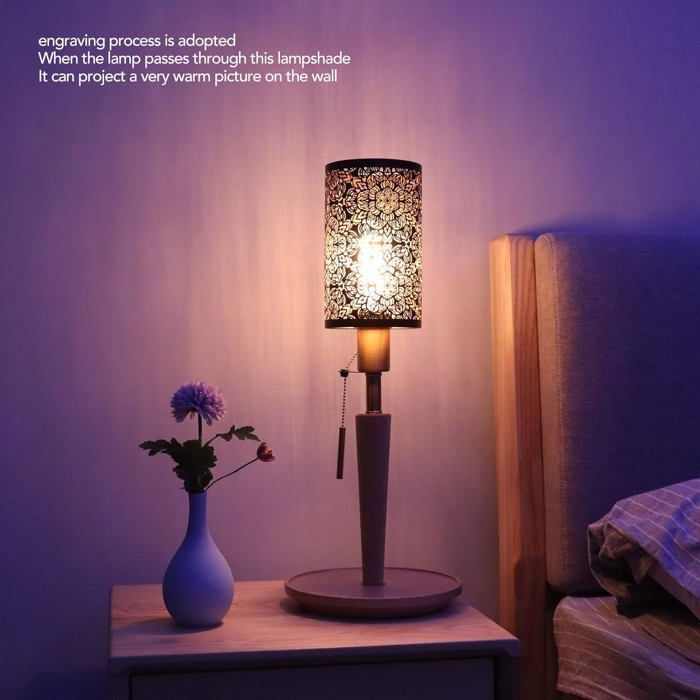 Abat-jour En Métal Sculpté – Motif Forêt, Ombre Décorative – Pour Suspensions, Lampes De Table, Appliques – Taille : 19 X 15,5 Cm