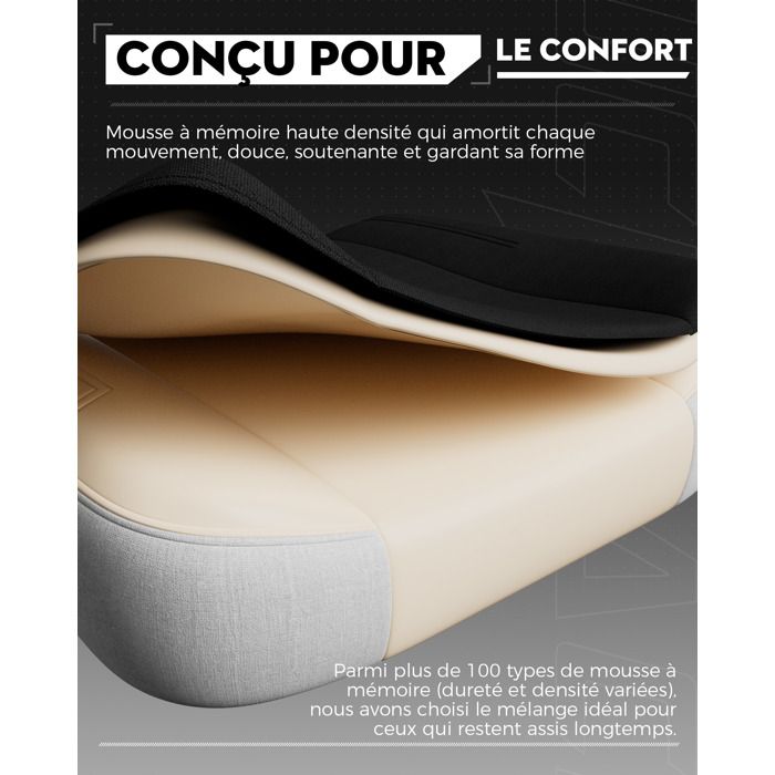 Chaise De Gaming Ergonomique - Dossier Réglable De 90 À 160