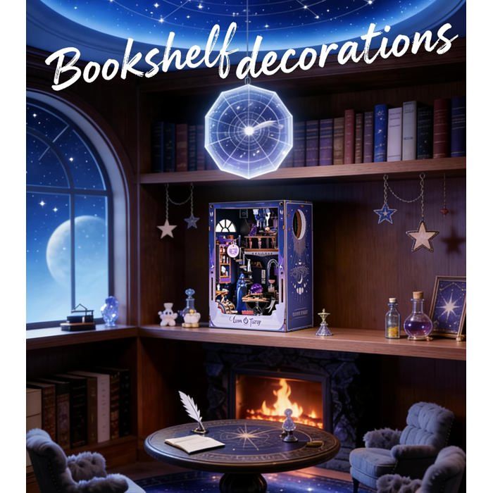 Kit Book Nook CRIOLPO - Maquette Maison Miniature 3D avec Lumière LED - Jeux - Jouets
