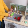 KidKraft - Cuisine en bois pour enfant Whisk & Wash, avec sa machine à laver et son panier à linges inclus - EZ Kraft-6
