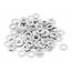 300pcs rondelles plats acier inoxydable M5 x 10mm OD ton argent