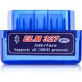 Retoo Mini Bluetooth OBD2 ELM327 Scanner de Diagnostic Automobile Outil de Diagnostic Adaptateur Outil pour OBD II Lecteur de Code-0