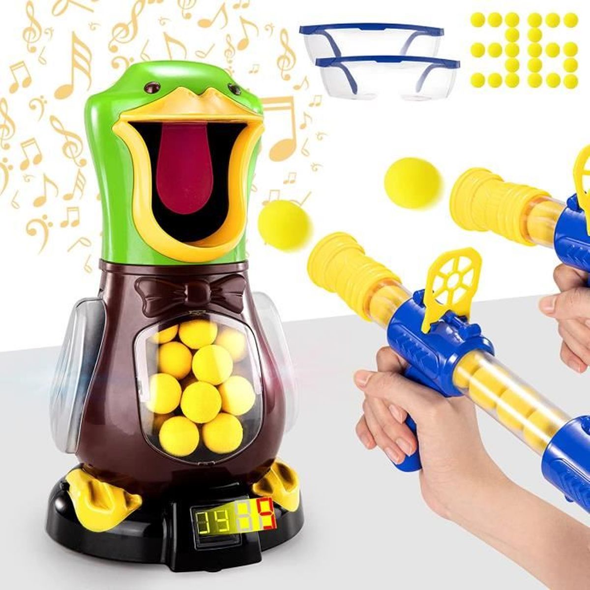 Arc Et Flèches Pour Enfants Avec Lumières LED – Jeu De Tir Extérieur Et Intérieur – Cible Fournie – 3 à 11 Ans