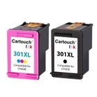 Cartouches d'encre - Cartouchink - 301XL - Pack de 2 - Compatible HP 301 XL - 600 pages