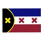 DIERCOSY Drapeau de Lmanburg, Lmanburg Garden Yard Drapeau 90 * 150cm Intérieure Bannière nationale de plein air décoratif