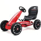 KIJANA Go Kart à Pédale Abarth - pour Enfants - 3 à 7 ans - Roues EVA - Rouge