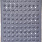 80x80CM Tapis de Bain carré Extra-Large Tapis de Douche,VIPITH Anti-dérapant pour Massage du Massage Ventouses Tapis de , Gris