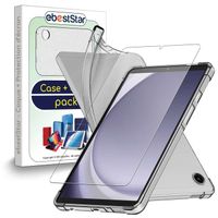 ebestStar ® pour Samsung Galaxy Tab A9 8.7 SM-X110 - Coque Silicone TPU Souple ULTRA FINE INVISIBLE + Film VERRE Trempé,
