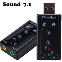 USB 7.1 canaux Périphérique audio Adaptateur carte son pour PC portable BHH61119003_2942