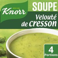 LOT DE 5 - KNORR - Velouté de cresson soupe déshydratée - paquet de 53 g