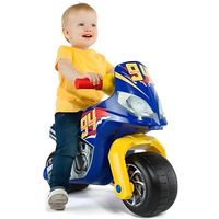 Moto autoportée pour bébé - MOLTO CROSS RACE - Bleu - Tout terrain - Electrique