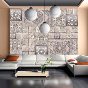 Papier Peint Carreaux De Ciment Pas Cher Papier Peint Carreaux Achat Vente Pas Cher
