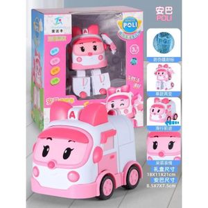 ROBOT - ANIMAL ANIMÉ 1 pièces-B - Robocar-group jouet Poli pour enfants, Modèle de voiture robot transformant, Figurine d'anime, C