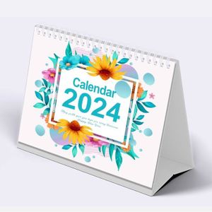 CALENDRIER - EPHEMERIDE Calendrier De Bureau De Janvier À Décembre 2024, U