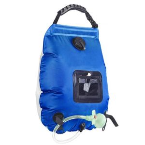 TENTE DE DOUCHE Accessoire Camping,Sacs de douche portables pliables 20l,sacs de stockage d'eau solaire,sacs de douche chauffante pour - Type Blue
