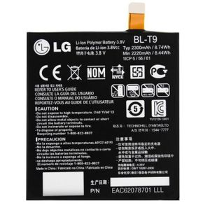 Batterie téléphone Batterie 2300 mAh BL-T9 pour LG Nexus 5