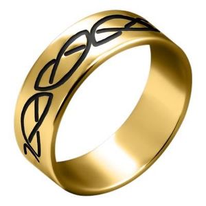 Bague Laiton Coeurs Celtiques Noirs En Email Exprimez Votre