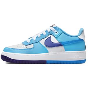 BASKET Basket Nike AIR FORCE 1 LV8 2 Junior - Bleu - Lace