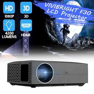 Vidéoprojecteur Vidéoprojecteur LCD VIVIBRIGHT F30 - 4200 Lumens - 1920x1080P - Noir - 3D