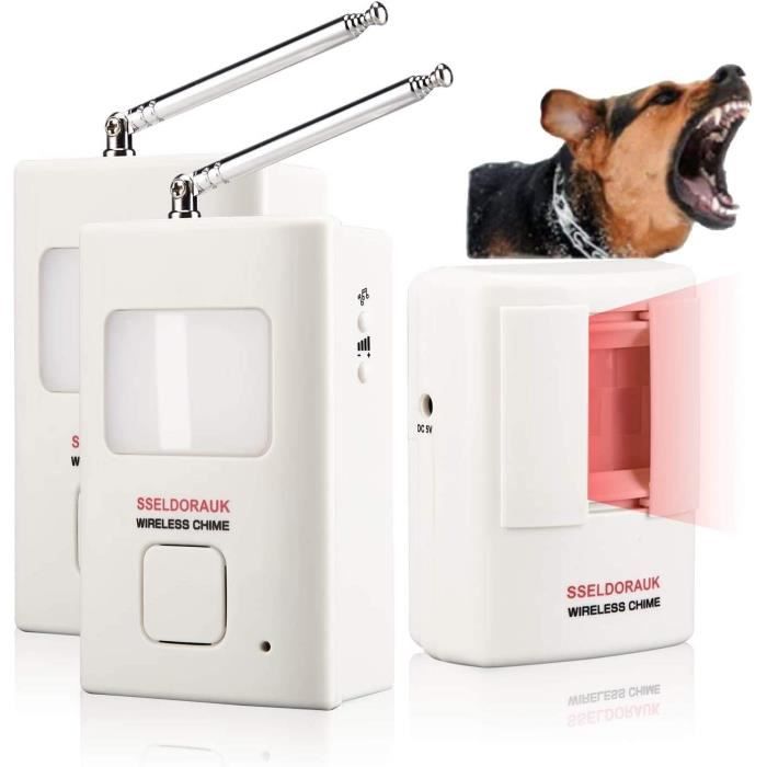 Sonnette Alarme Maison ELRO Avec Aboiement De Chien R Aliste 3d D Tection Mouvement 120 Db 804363