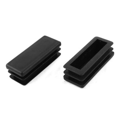 bouchon pour tube rectangulaire 80x40 noir plastique Capuchon Bouchons 10 Stck