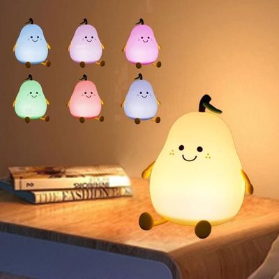 Veilleuse En Silicone Pour Bébé - 7 Couleurs, Intensité Variable, Recharge USB, Minuterie - Parfaite Pour Les Nuits Tranquilles