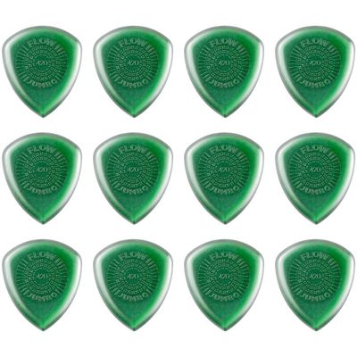 Lot De 12 Médiators Dunlop Flow Nylon 0,88 Mm – Forme Ergonomique, Biseau Uniforme, Pour Tous Styles - 7