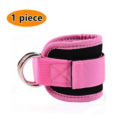 Lot De 2 Sangles De Cheville Avec Anneaux D – Accessoire Fitness Pour Jambes, Fessiers Et Machines à Câble, Noir