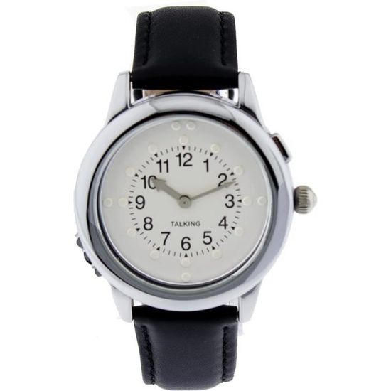 Montre Classique Argentée Pour Homme Avec Bracelet Noir – Style Sobre Et Intemporel Anigo