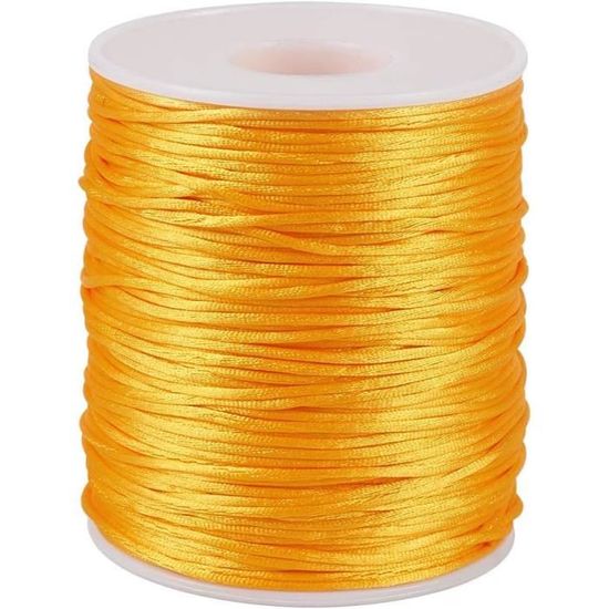 Cordons Fil De Nylon Tressé Rond De Fabrication De Noeuds Chinois De Macrame Rattail Cordon De Satin Bleu Ciel