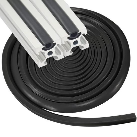1m Dichtungsprofil Dichtprofil Kantenschutz EPDM PVC schwarz KB 1-3 mm 1C11-7009
