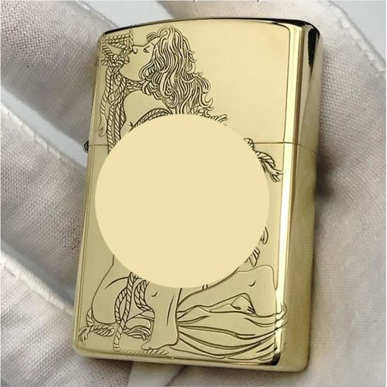 WEIYUORT Briquet Dupont En Cuivre Pur Gonflable En Acier Au