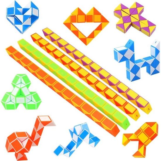 Serpent Magique Cube, Banaone 30 Pièces Mini Magic Snake Cube Jouets