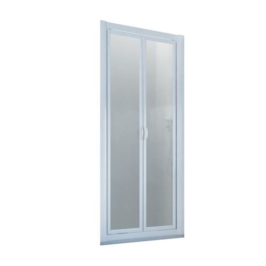 Forte Duschkabine Saloon Delta Duo – 70x70 Cm, Höhe 185 Cm – Acryl-Paneele, Magnetischer Verschluss