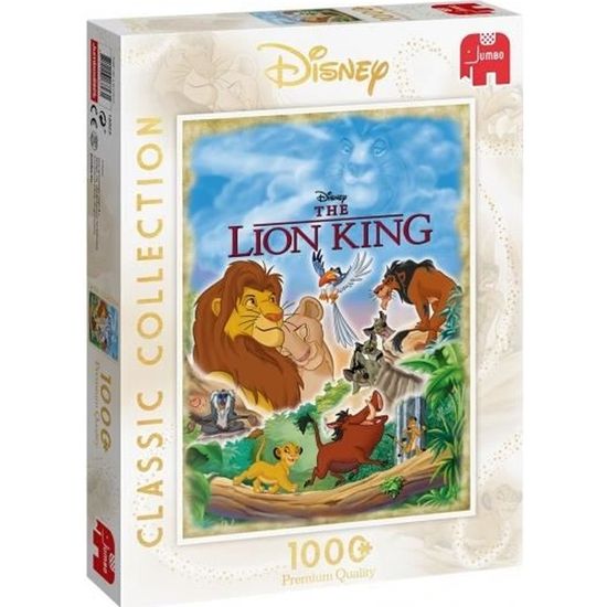 Puzzle Le Roi Lion classique de 1000 pièces - JUMBO - Thème Humains,  personnages et célébrités - Pour enfants