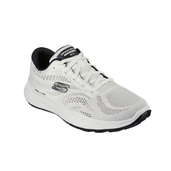 SKECHERS EQUALIZER 5.0 NEW INTERVAL WHITE BLACK HOMME Noir