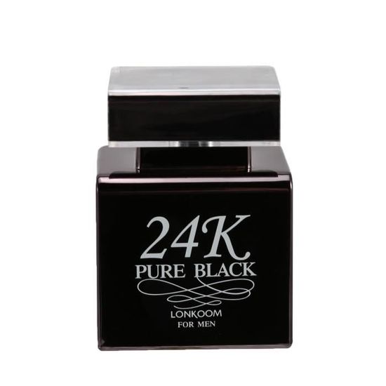 24K PURE NOIR 100 ML Hommes Parfum Fragrance Eau de toilette pour homme
