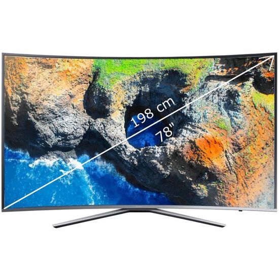 SAMSUNG UE78KU6500 TV UHD 4K 198 cm (78") - SMART TV - 3 X HDMI - Classe énergétique A
