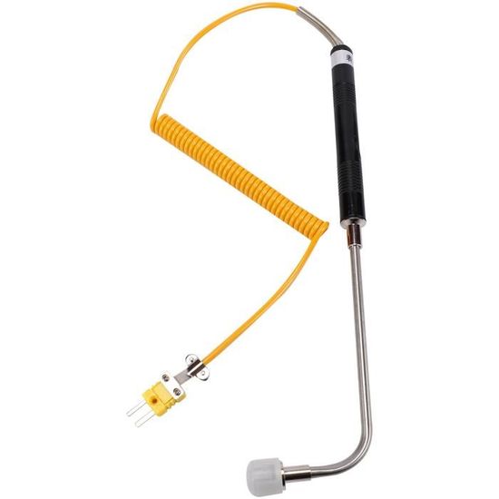 Capteur De Température Thermocouple Type K - Sonde 50mm, Câble 2m - Pour Mesures Jusqu'à 400°C - Idéal Laboratoire, Bricolage