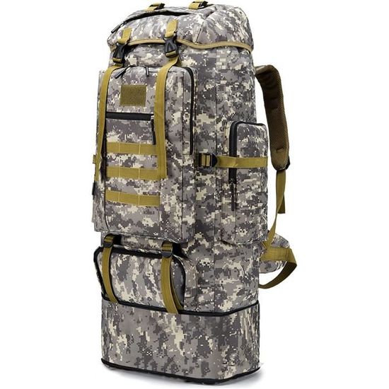 BAGZY Sac Dos Militaire 100L Sac Dos Randonn e Sac Militaire