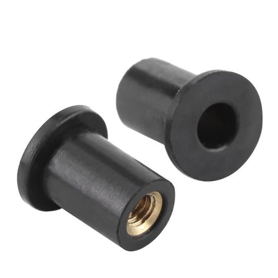 Kit De 10 Vis Et Boulons Pour Pare-brise De Moto - Aluminium Et Caoutchouc, Clé Incluse, Universel 5mm