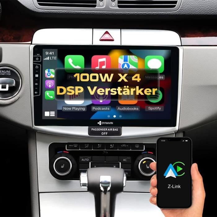 DYNAVIN 10 Android Autoradio GPS pour VW Passat B6 CC: avec Amplificateur  DSP 4 * 100W