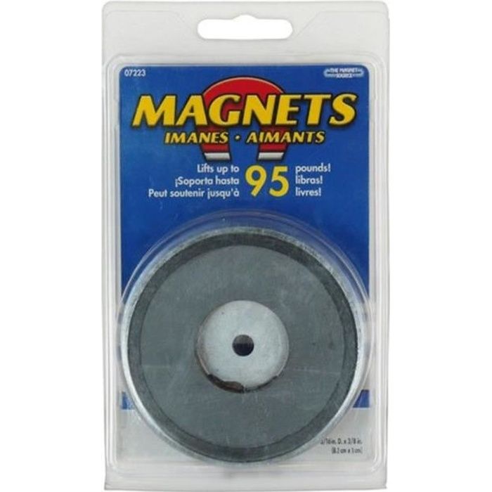 Aimant diamètre 81 mm - pour charge jusqu'à 43 Kg