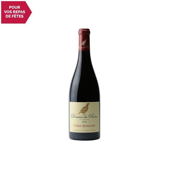 Vosne-Romanée Rouge 2018 - 75cl - Domaine des Perdrix - Vin AOC Rouge de Bourgogne - Cépage Pinot Noir