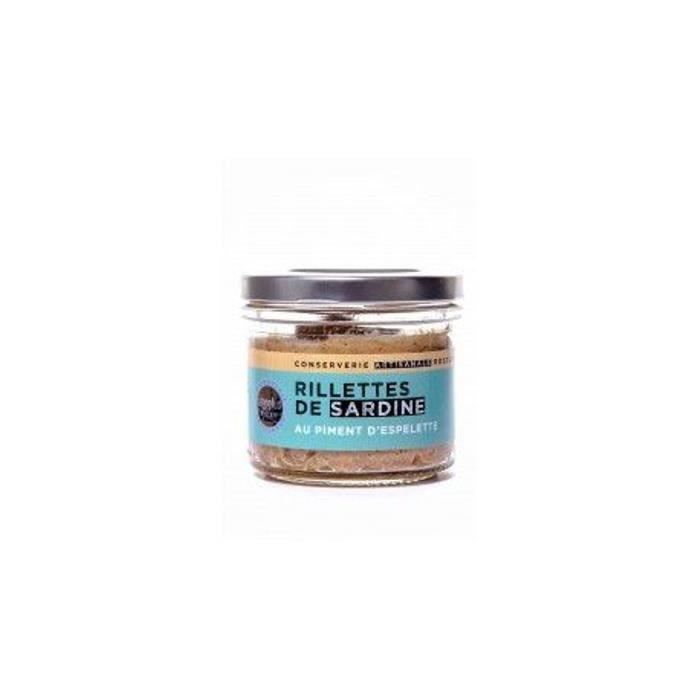 Rillettes de Sardines au piment d'Espelette 90 gr