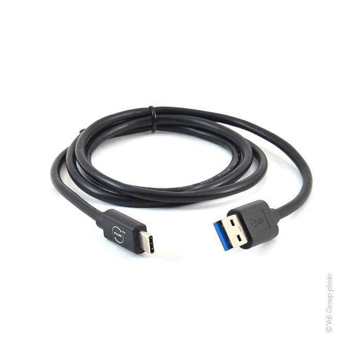 Câble USB type C (USB 3.0 à USB type C) noir - Unité(s)-