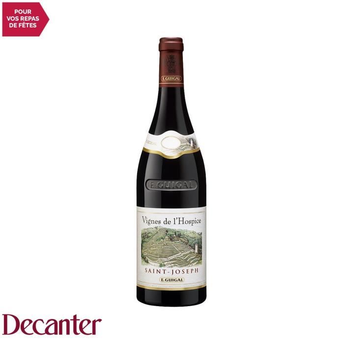 Saint-Joseph Vigne de l'Hospice Rouge 2019 - 75cl - Maison Guigal - Vin AOC Rouge de la Vallée du Rhône - 95-100 Decanter - Cépage S
