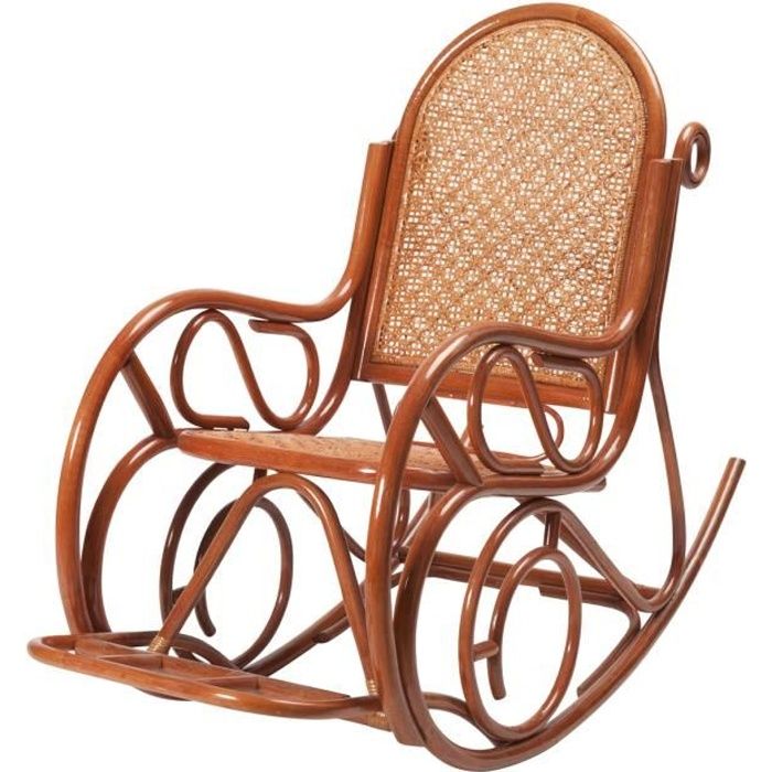 Rocking-Chair EVISSA - Rotin